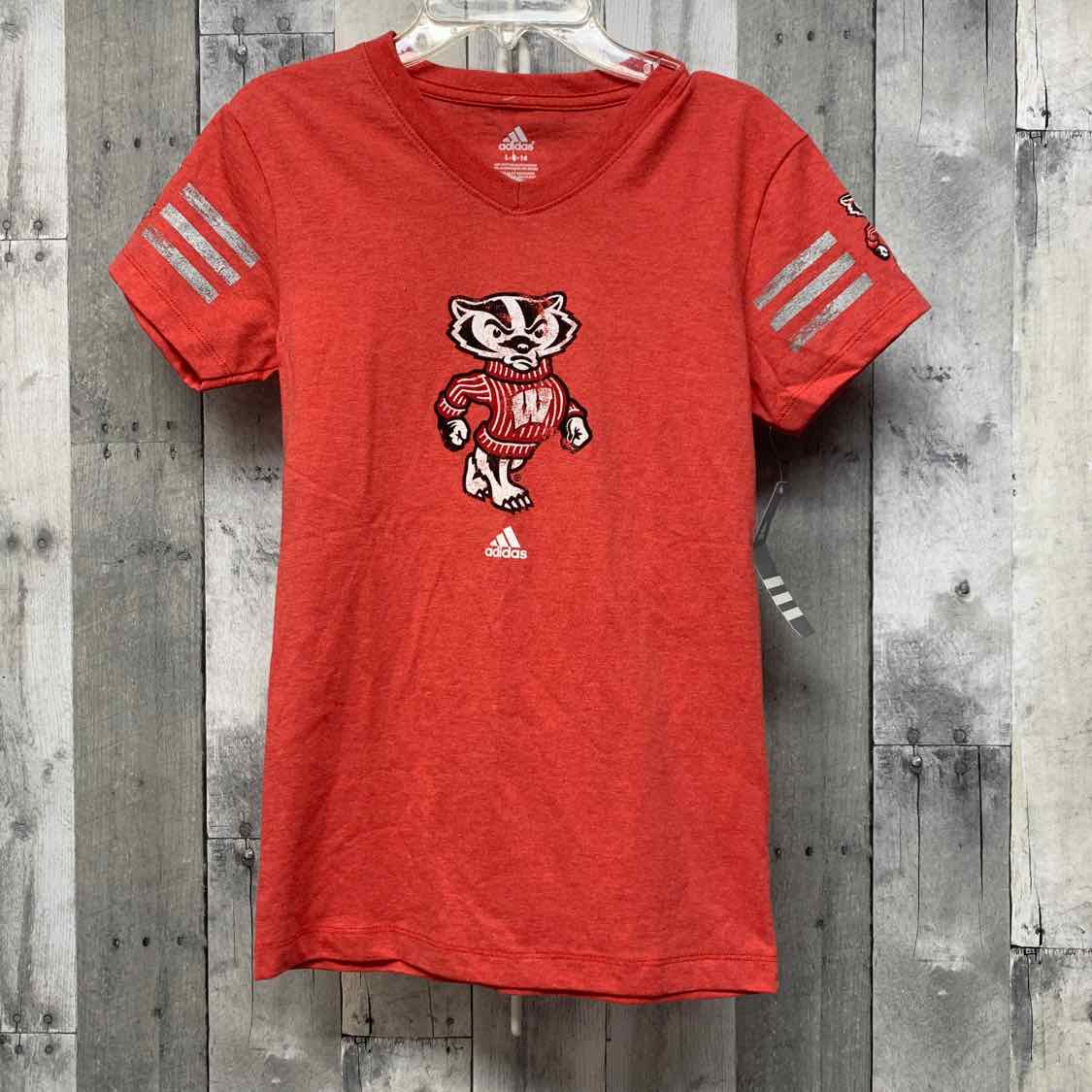 Size Large Red Graphic Sport Brand T Shirt