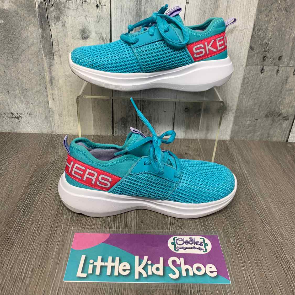 Size 12.5 Blue/Pink Skechers Sneakers