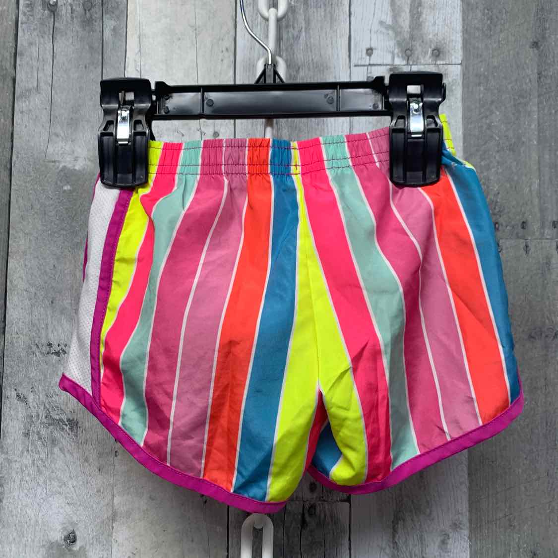 Size 5 Pink Striped Sport Brand Shorts - Athletic - OodlesCB