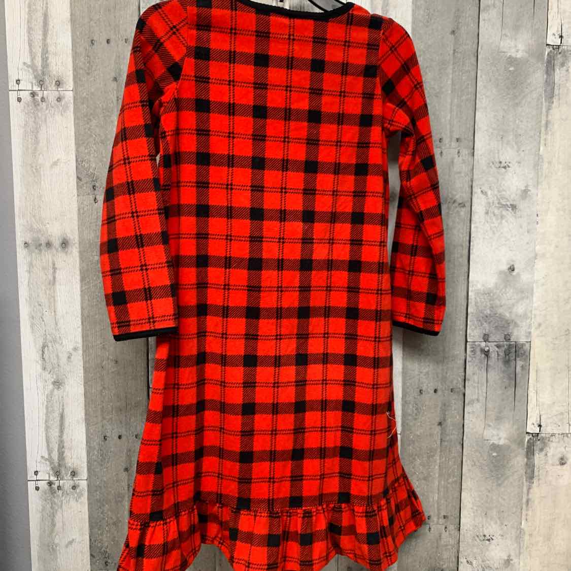 Size 6/7 Red/Black Carter's Nightgown