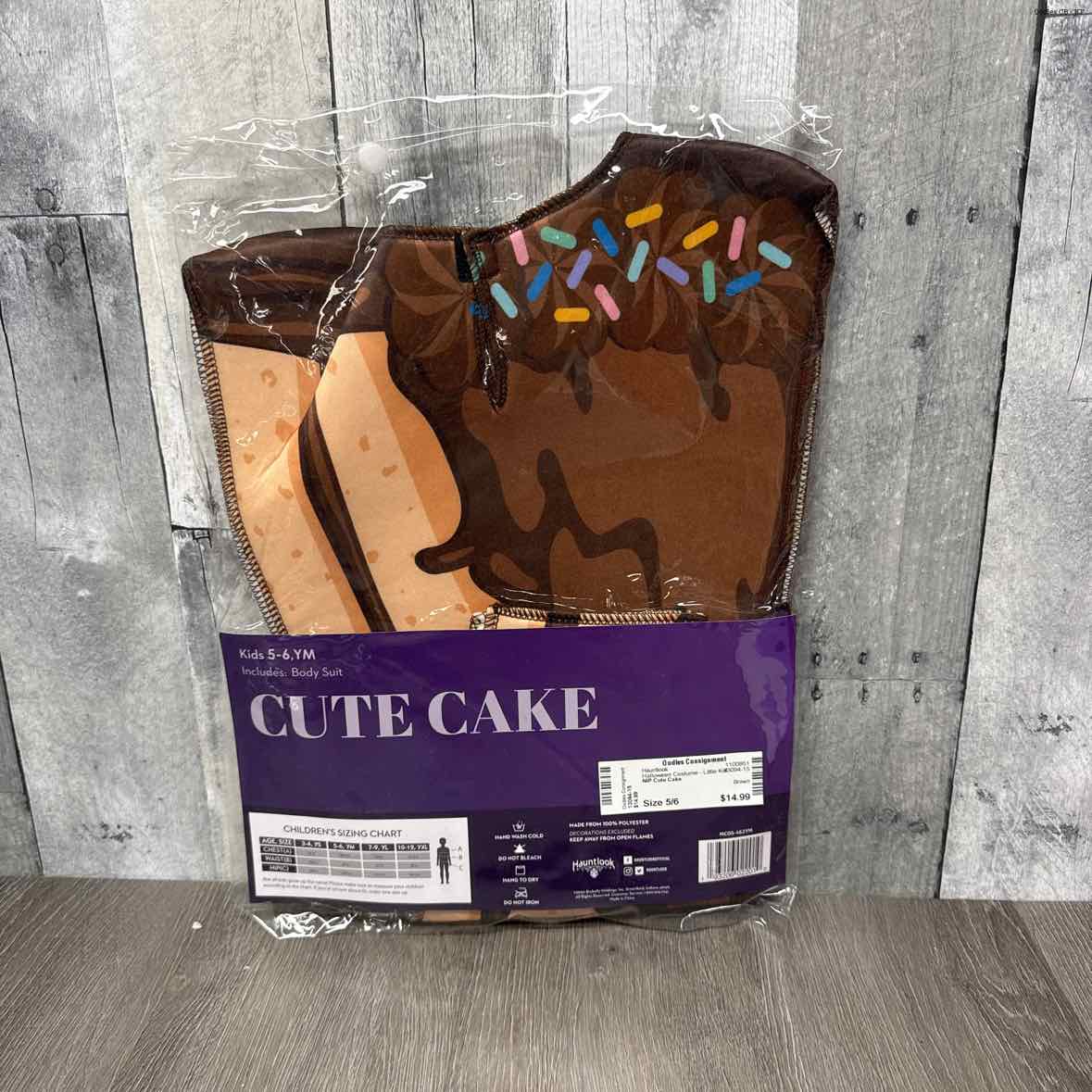 Hauntlook Brown Size 5/6 Halloween Costume - Little Kid