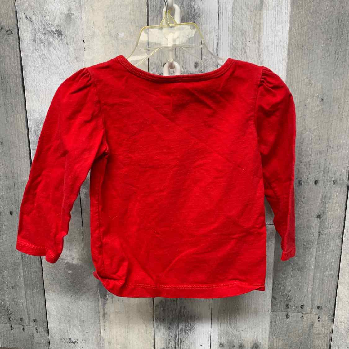 Size 18 Months Red Graphic Carter's Long Sleeve Shirt