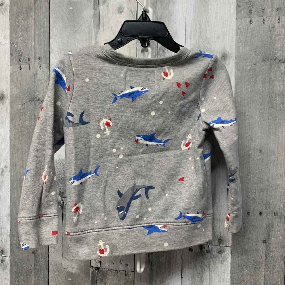 Size 2T Gray Graphic Old Navy Sweat Shirt