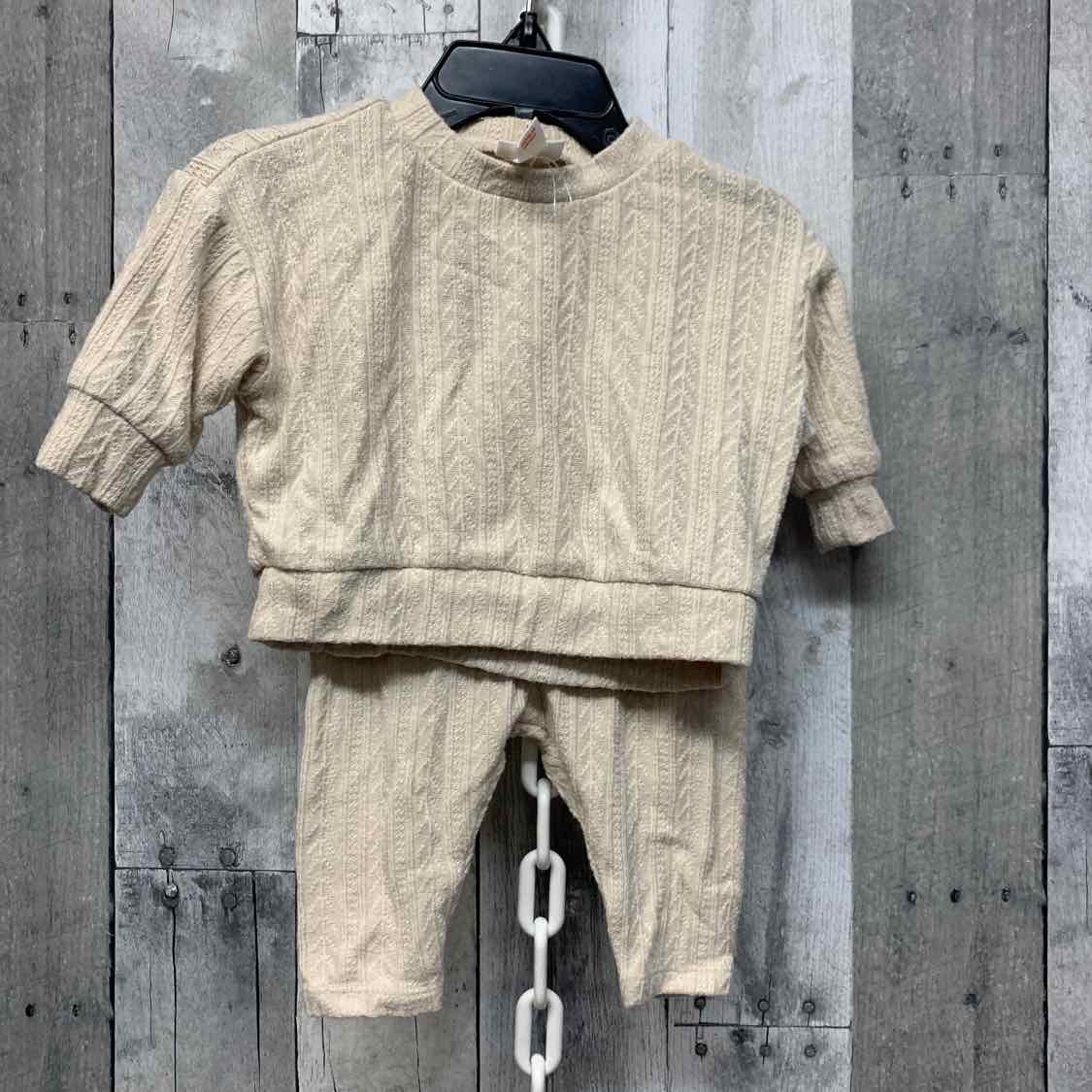 Size 0-3 Months Tan Cat & Jack Sweats - 2pc