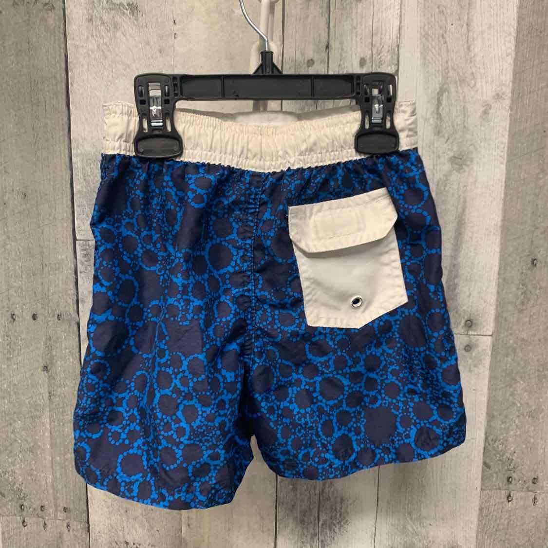 Size 3T Navy Print B Brand Swim Trunks