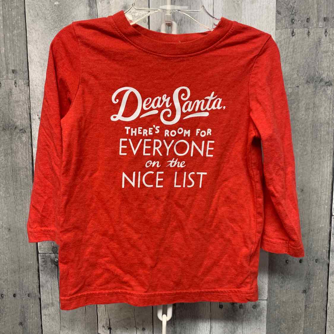 Size 3T Red/White Cat & Jack Long Sleeve Shirt