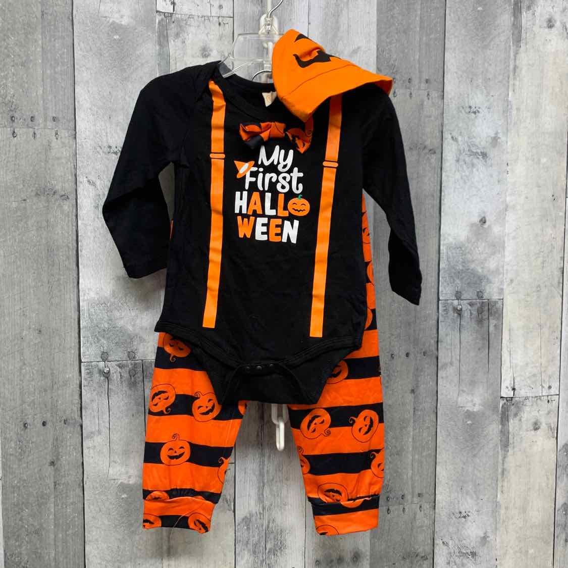 Size 3T Orange/Black B Brand Shirt/Pants