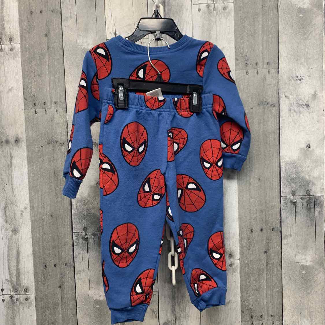 Size 24 Months Blue/Red Marvel Shirt/Pants