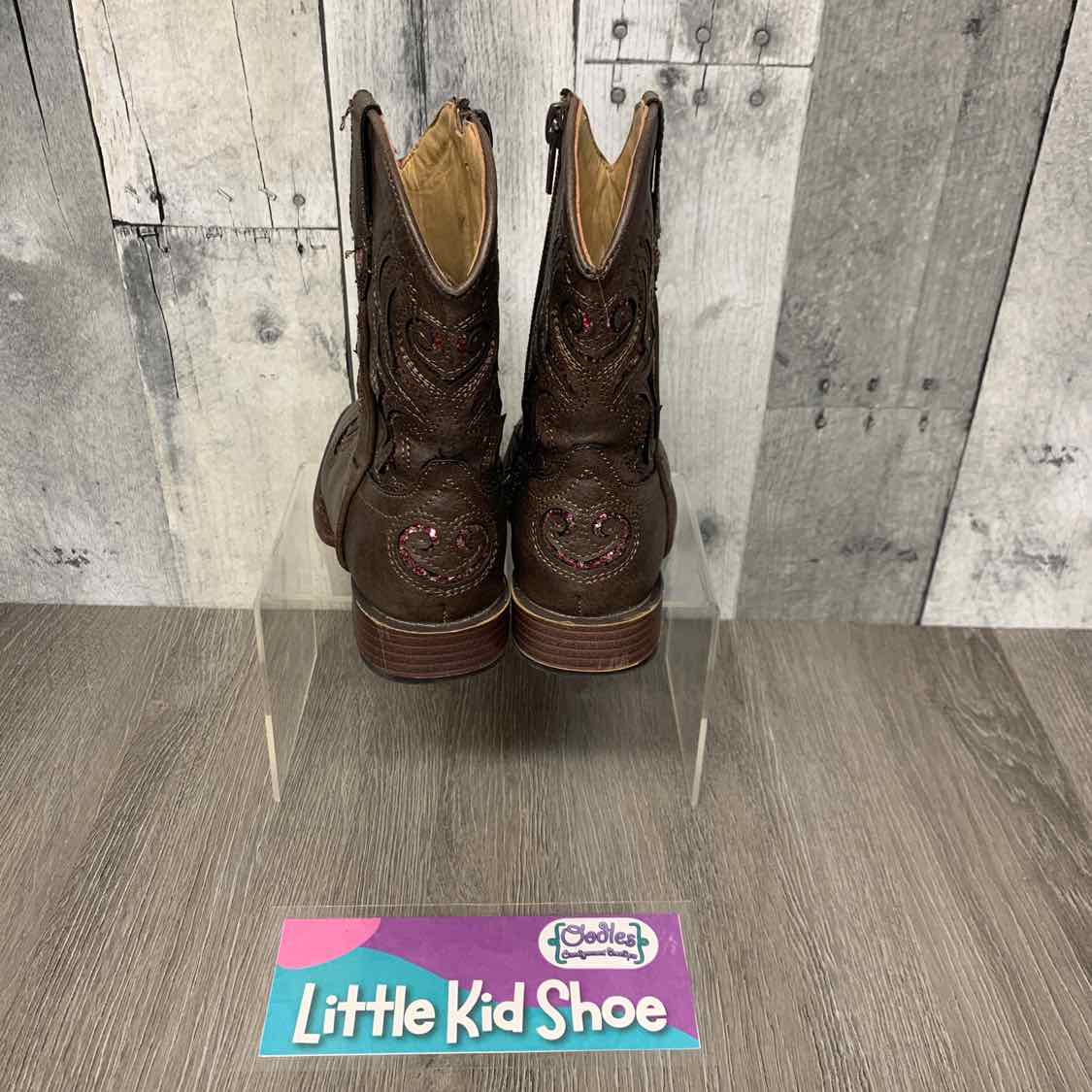 Size 8 Brown/Pink Roper Boots
