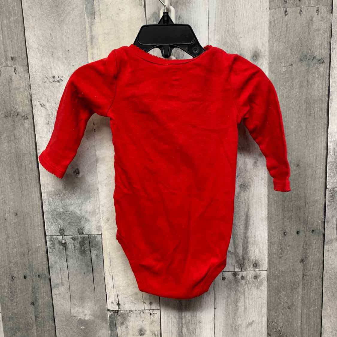Size 9 Months Red Just One You Bodysuit
