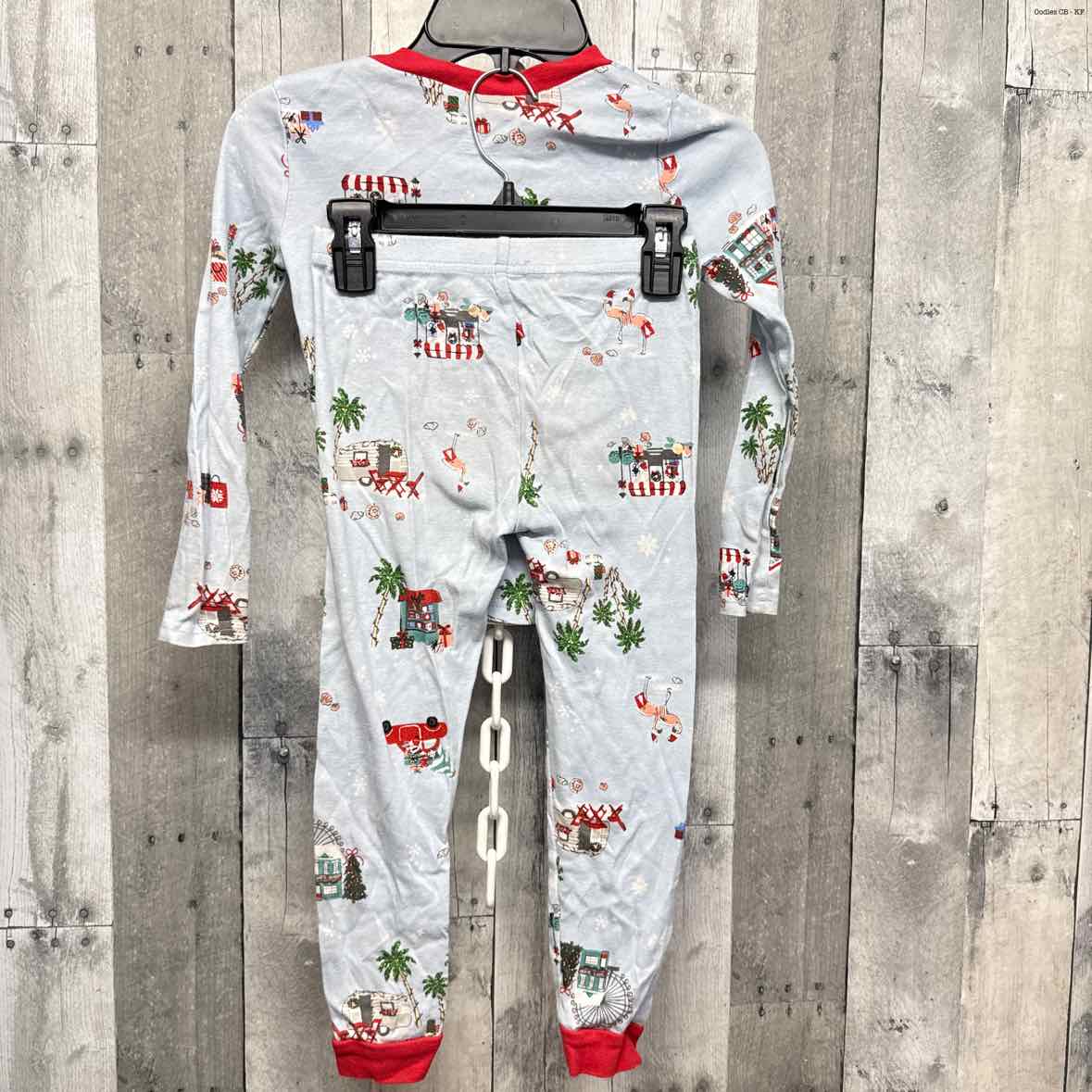Size 6 Blue/Red Holiday Brands 2pc PJs