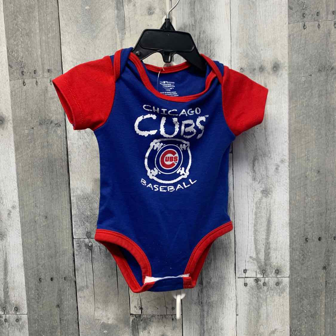 Size 12 Months Red/Blue B Brand Bodysuit