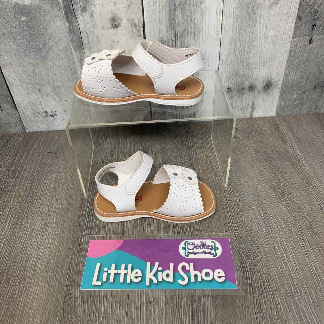 Size 6 White Rachel Sandals