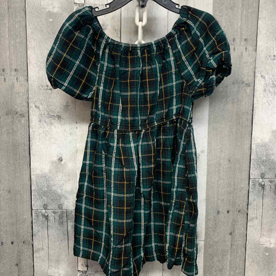 Size 3T Green Plaid Old Navy Dress