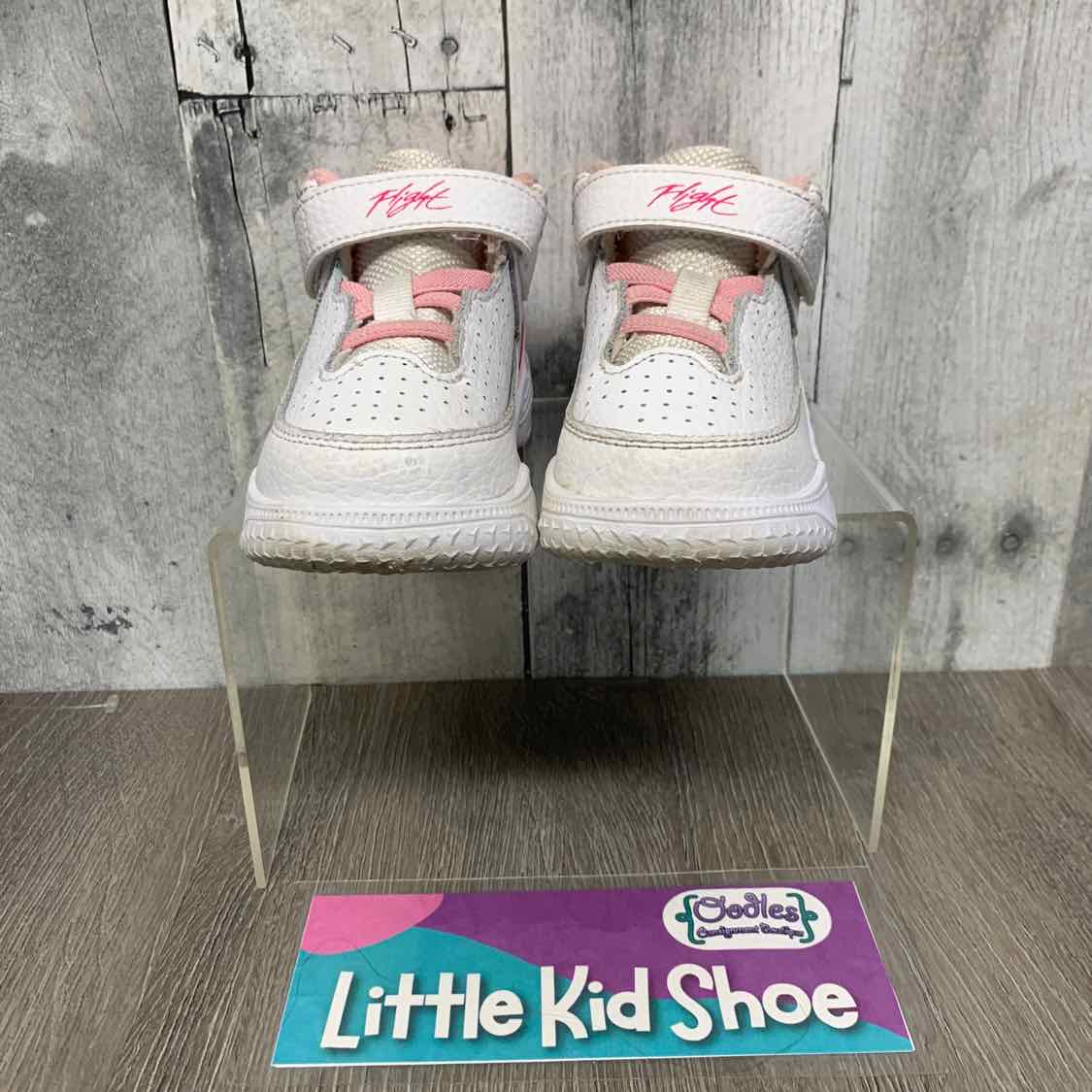 Size 6 White/Pink Sport Brand Sneakers