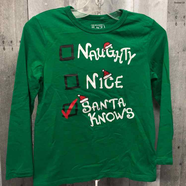 Size 5T Green Graphic Children's Place Long Sleeve Shirt