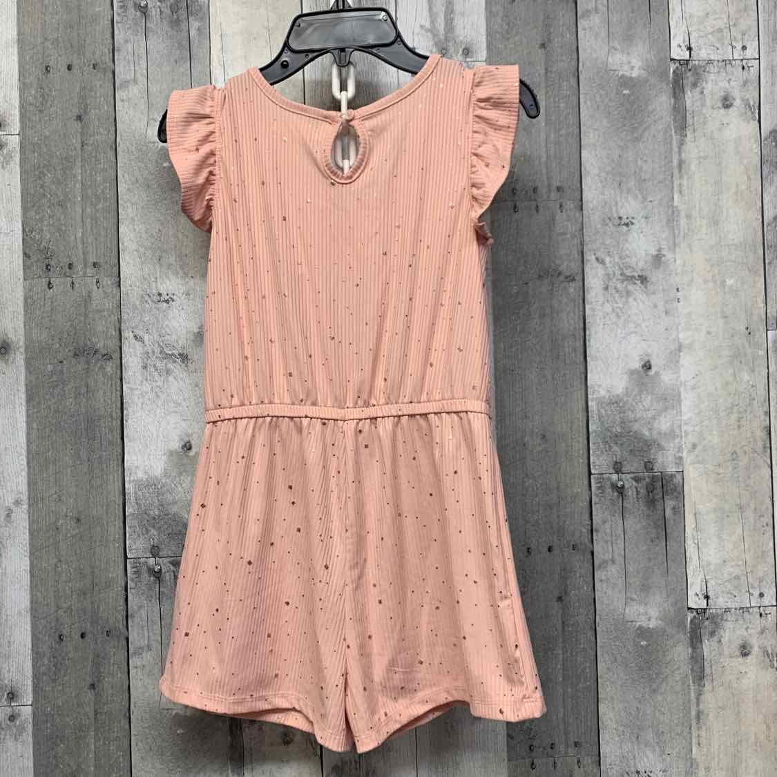 Size 10 Pink/Gold Nannette Romper