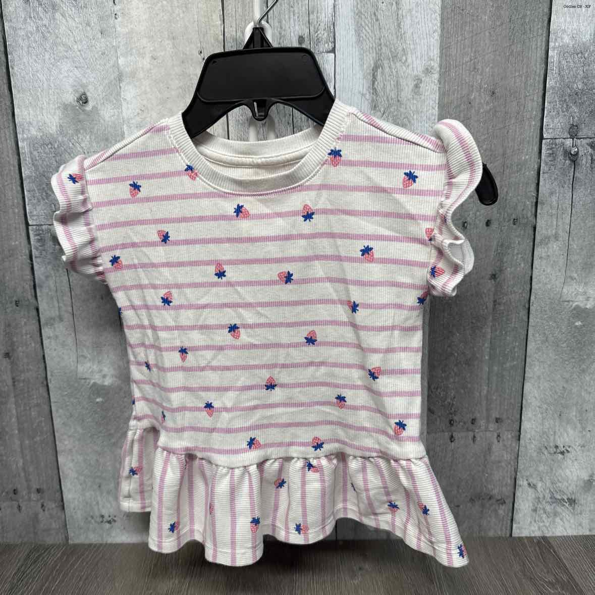 Size 5T White/Purple Cat & Jack T Shirt