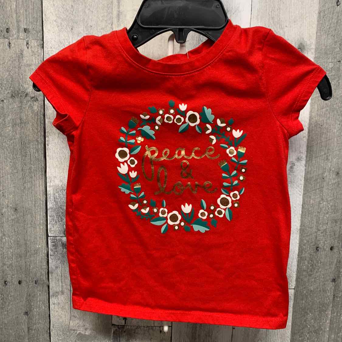 Size 4T Red/Green Cat & Jack T Shirt