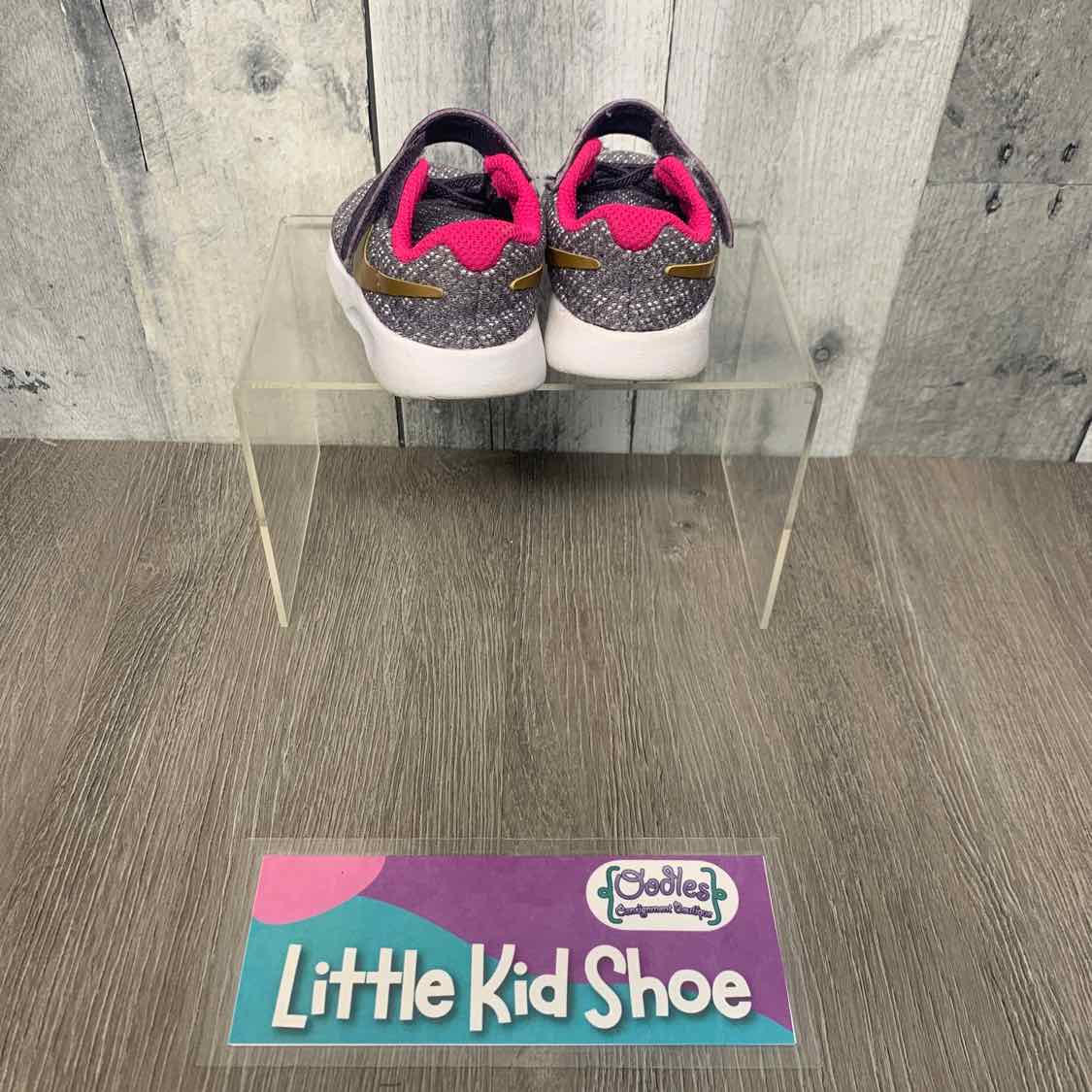 Size 2 Gray/Purple Sport Brand Sneakers