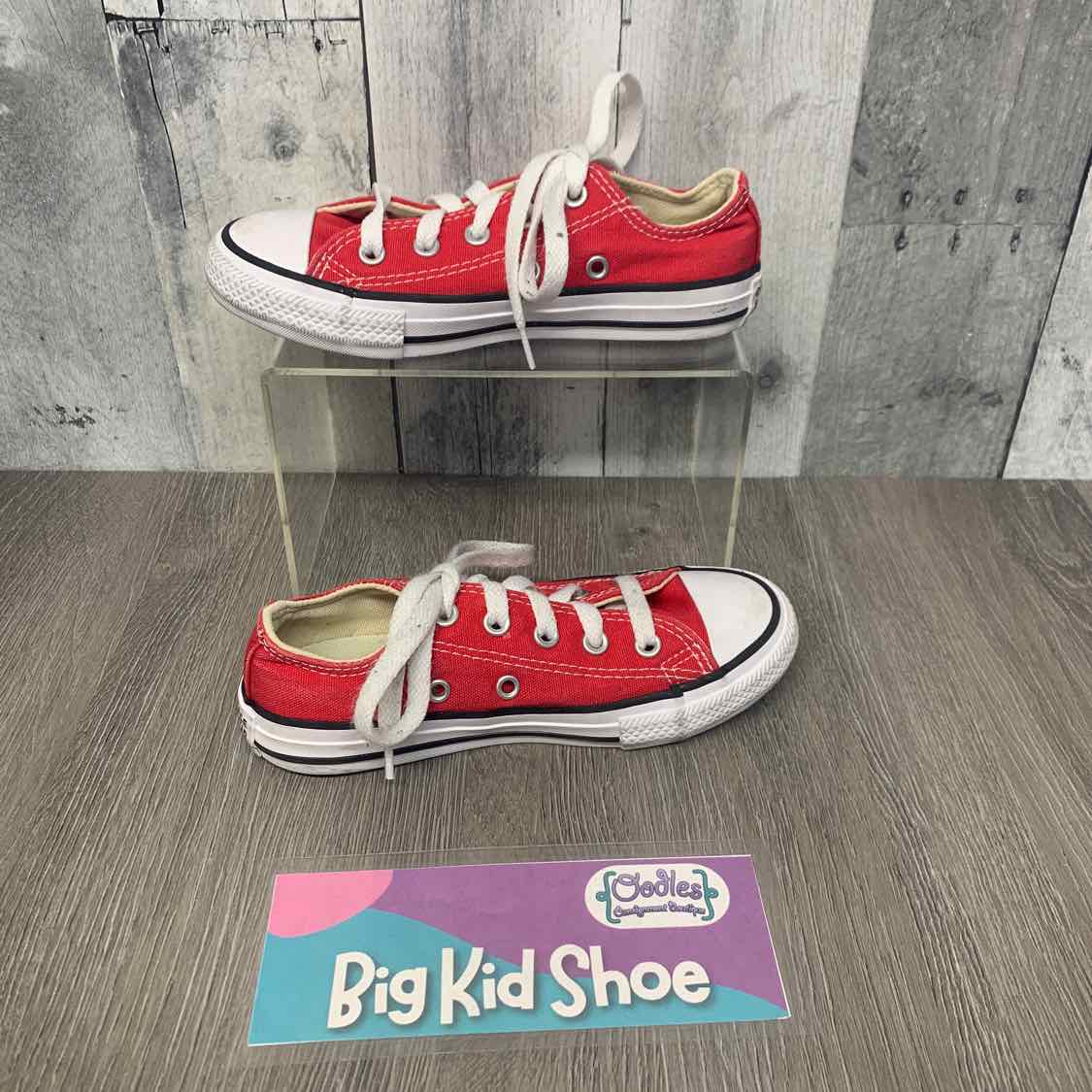 Size 12 Red/White Converse Sneakers