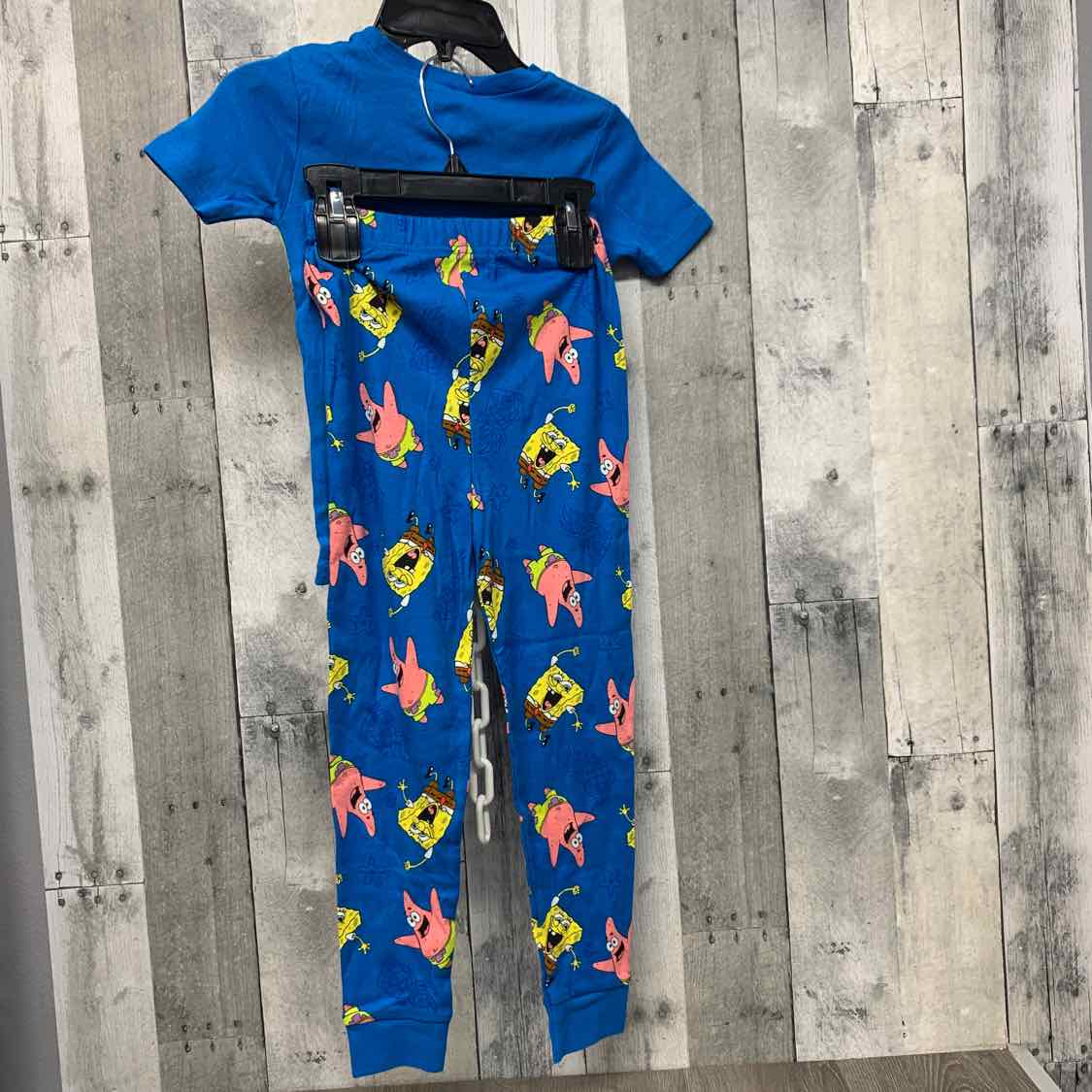 Size 8 Blue Plaid Nickelodeon 2pc PJs