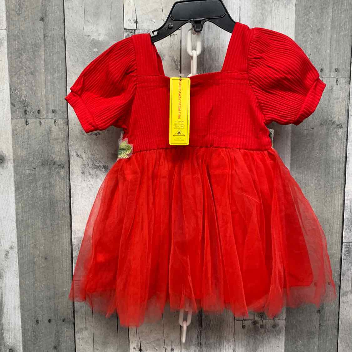 Size 9-12 Months Red Shein Dress