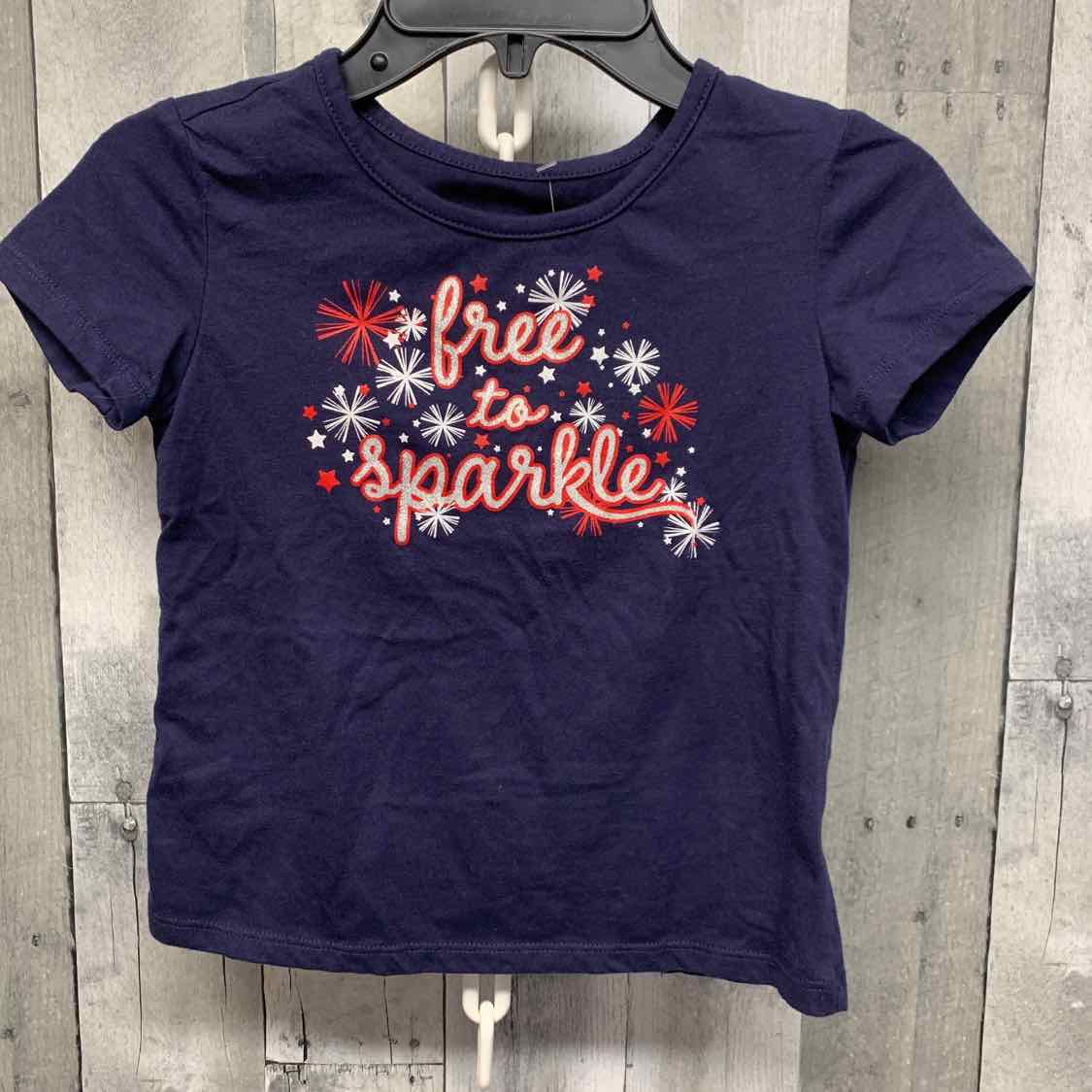 Size Small Navy Graphic B Brand T Shirt