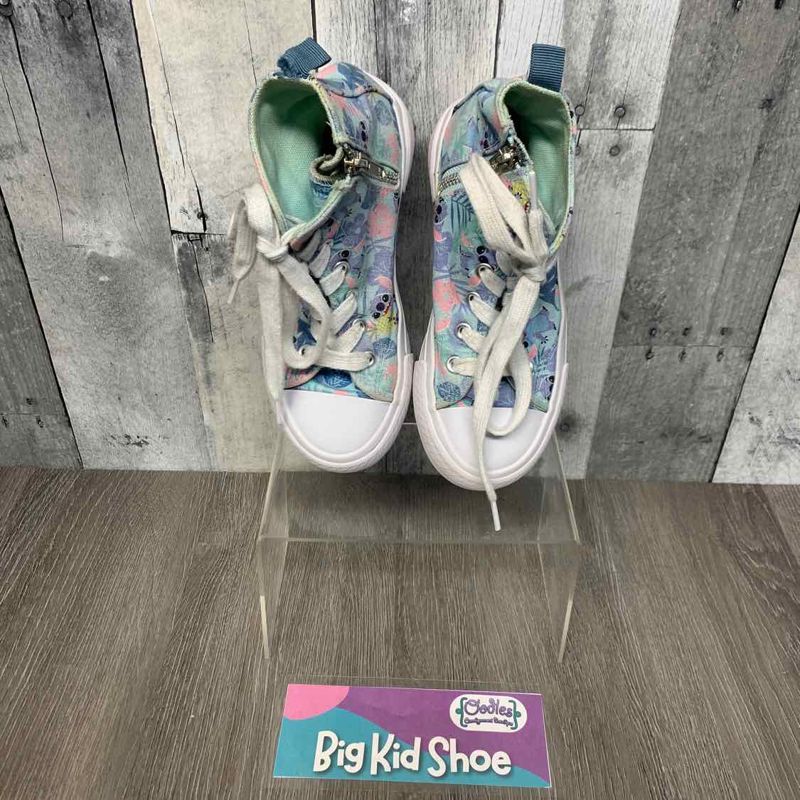 Size 1 Blue/White Disney Sneakers
