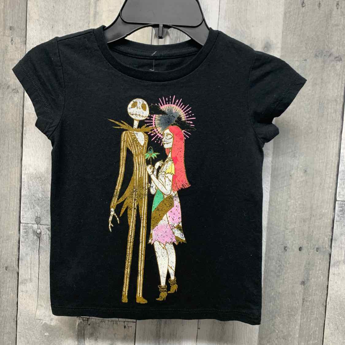 Size 4/5 Black Graphic Disney T Shirt