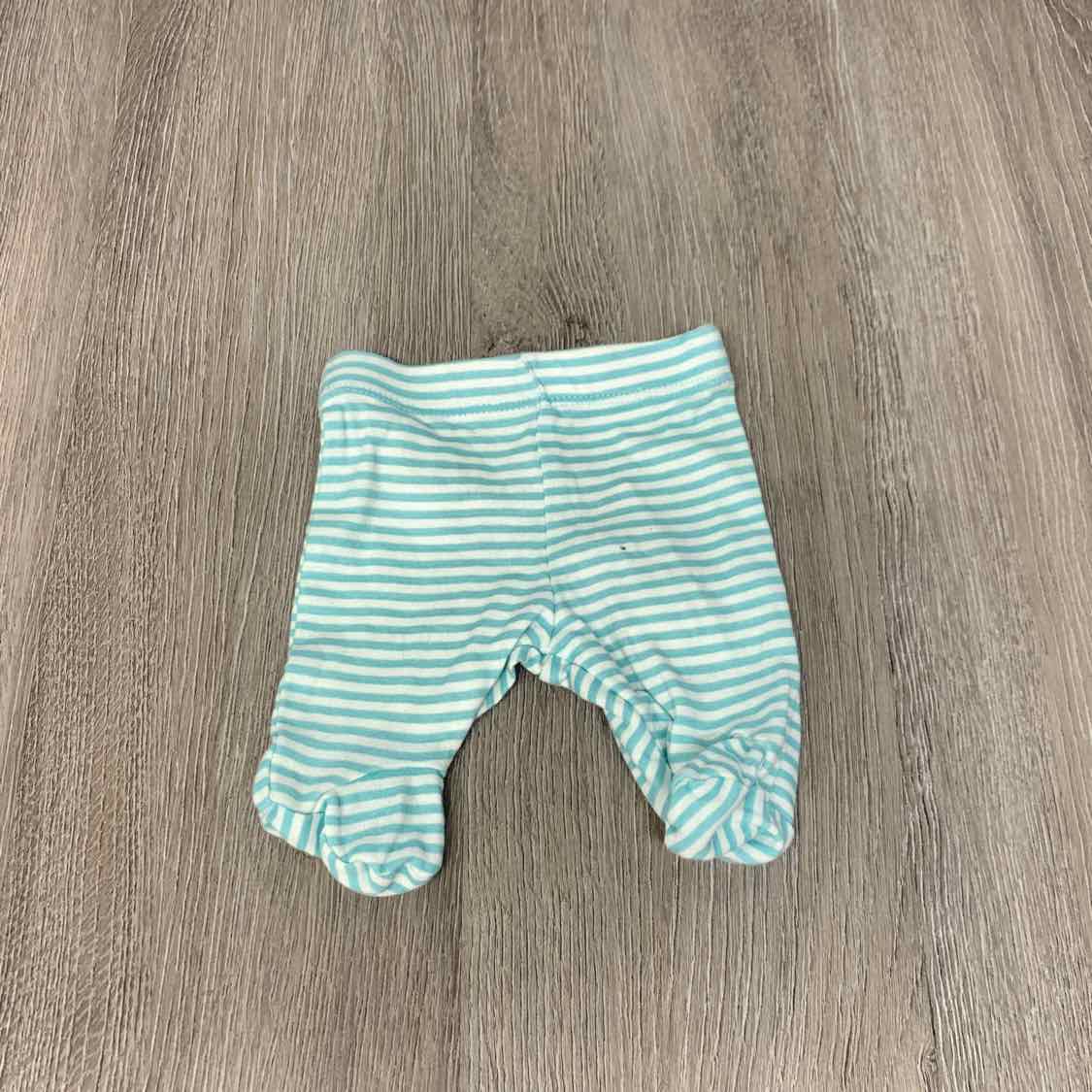 Size Preemie Blue Striped Gerber Athletic Pants - OodlesCB