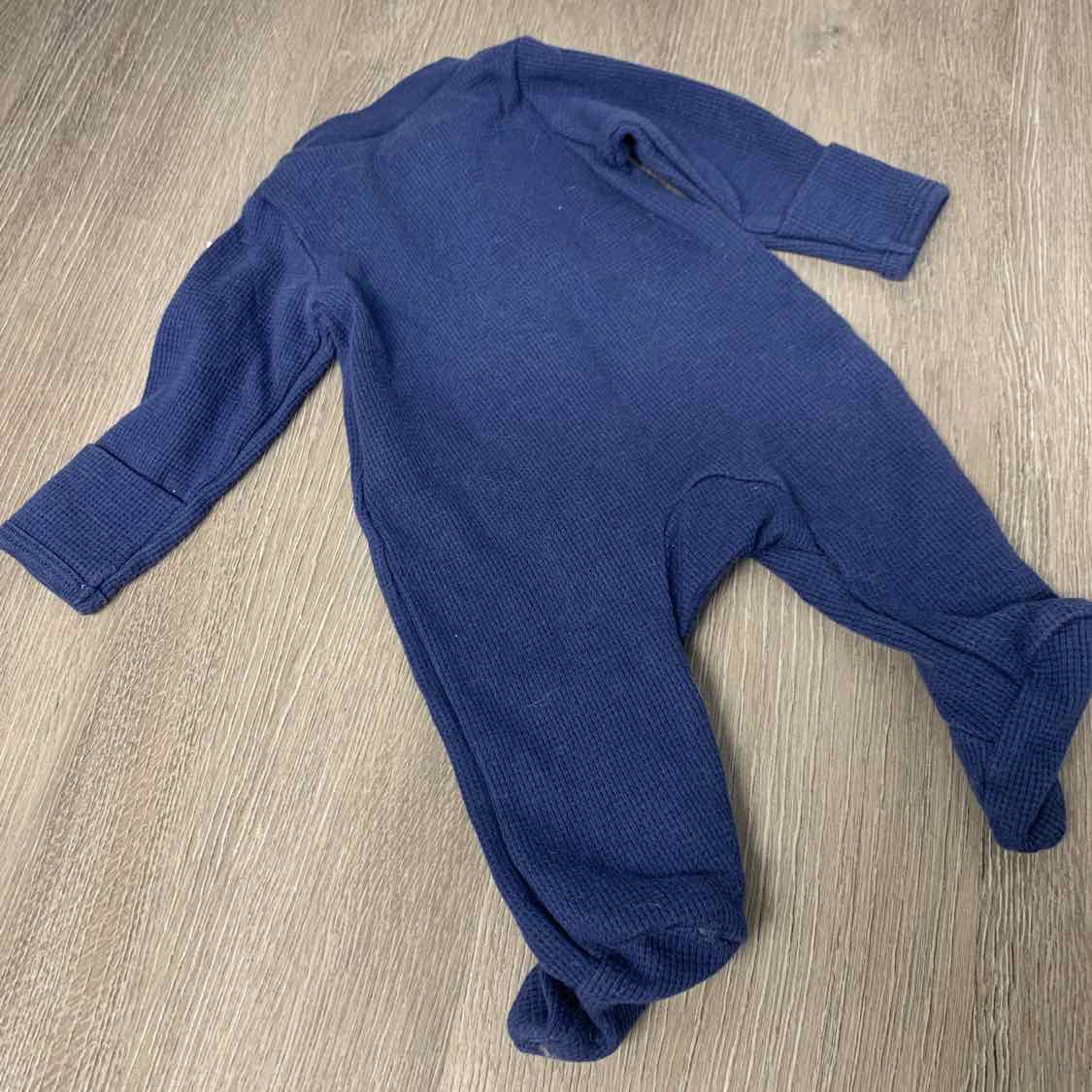 Size Preemie Navy Child of Mine Footy PJs