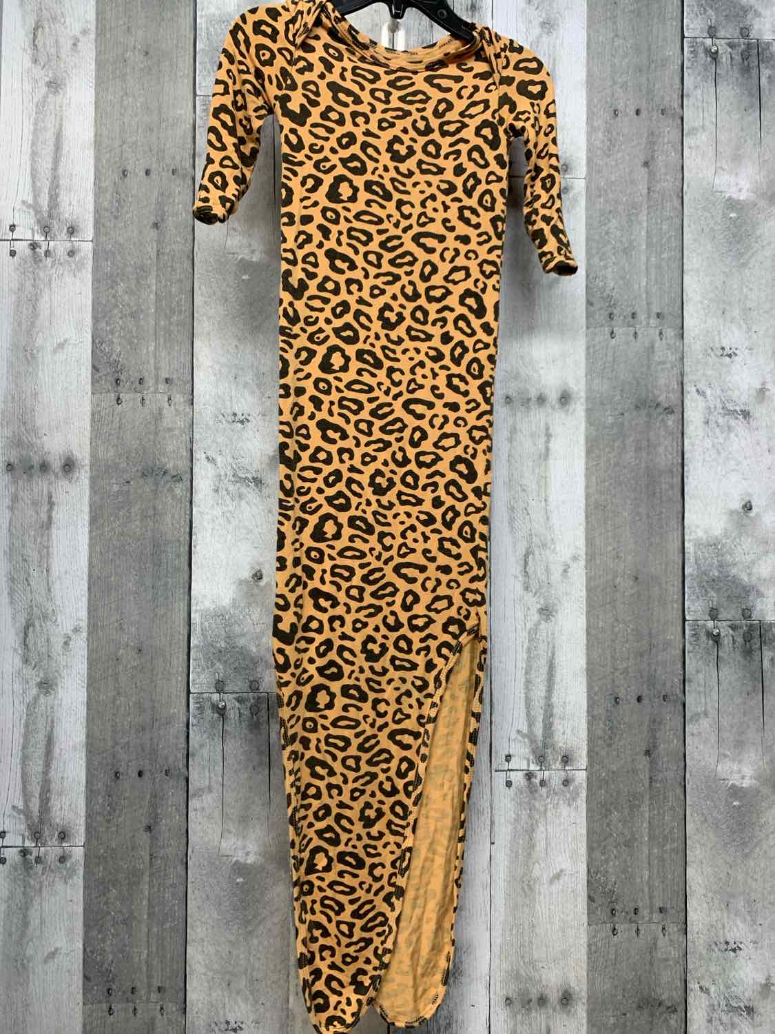 Size 0-3 Months Tan Animal Print Bamboo Layette