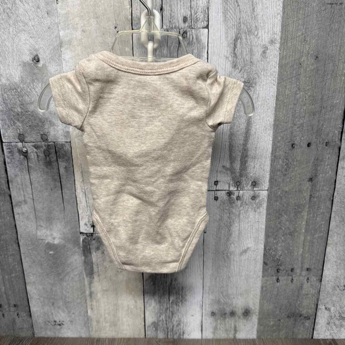 Size Newborn Tan Sport Brand Bodysuit