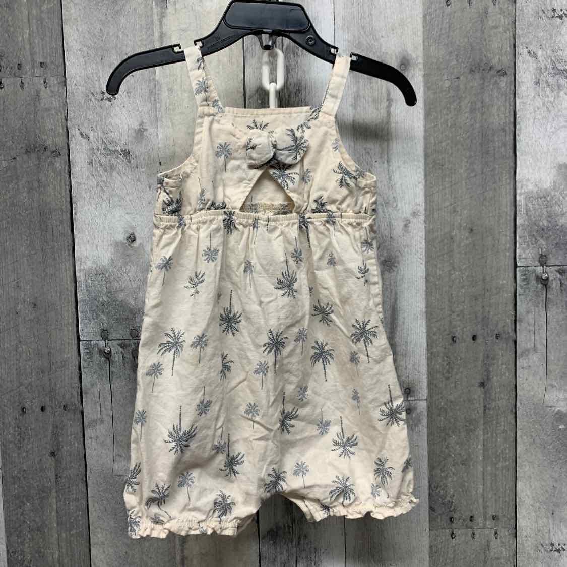 Size 18 Months Tan Print Carter's Romper