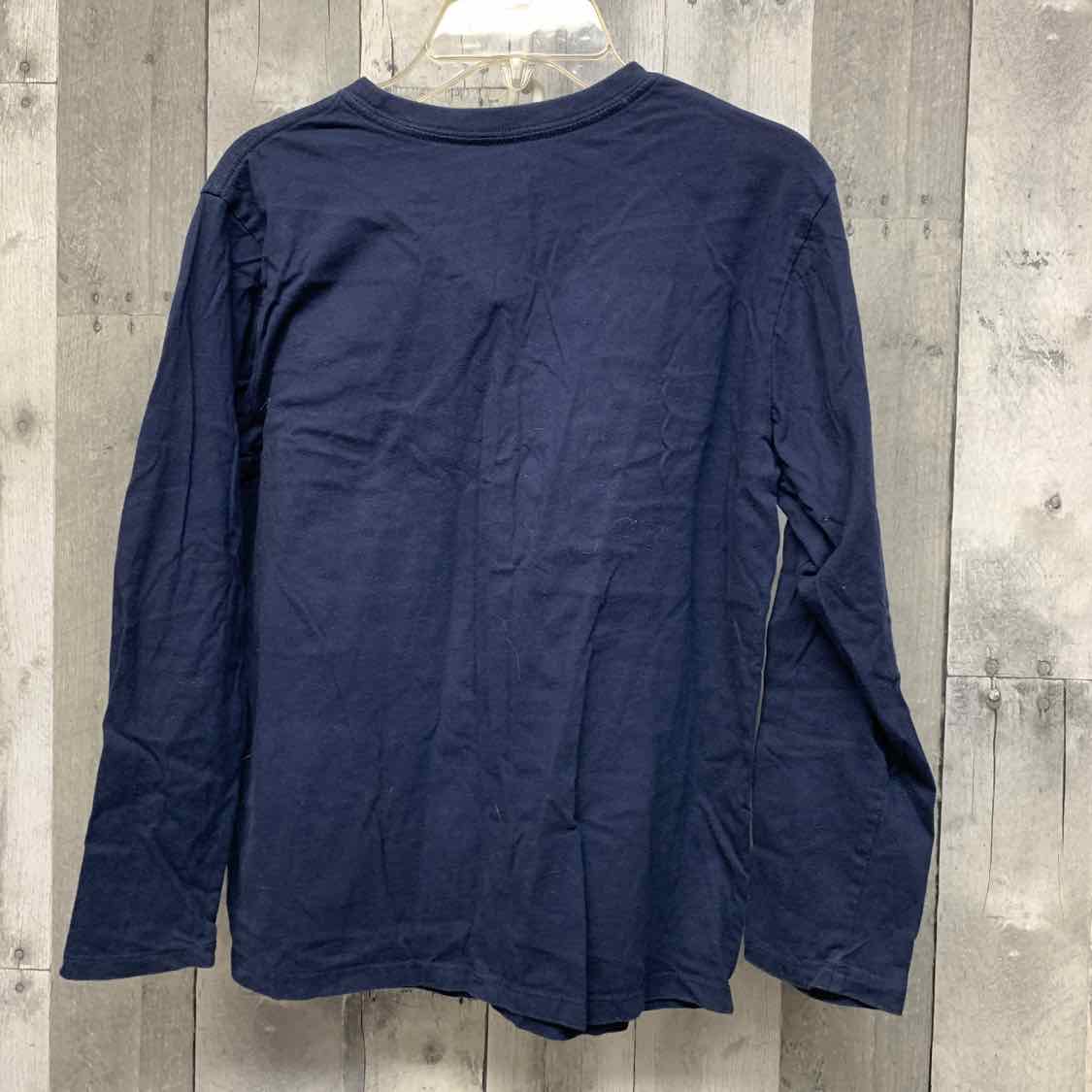 Size 10/12 Navy/Green Children's Place Long Sleeve Shirt