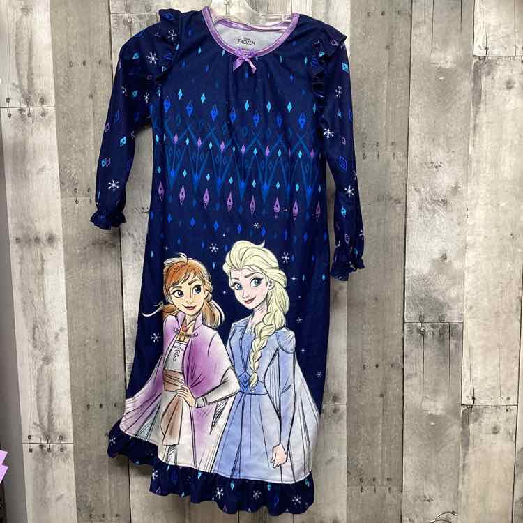 Size 5T Navy Print Disney Nightgown