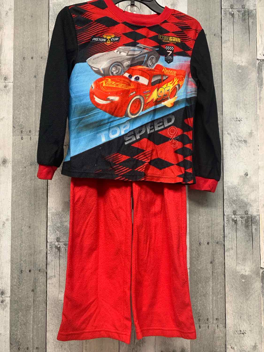 Size 6/7 Red Cars 2pc PJs