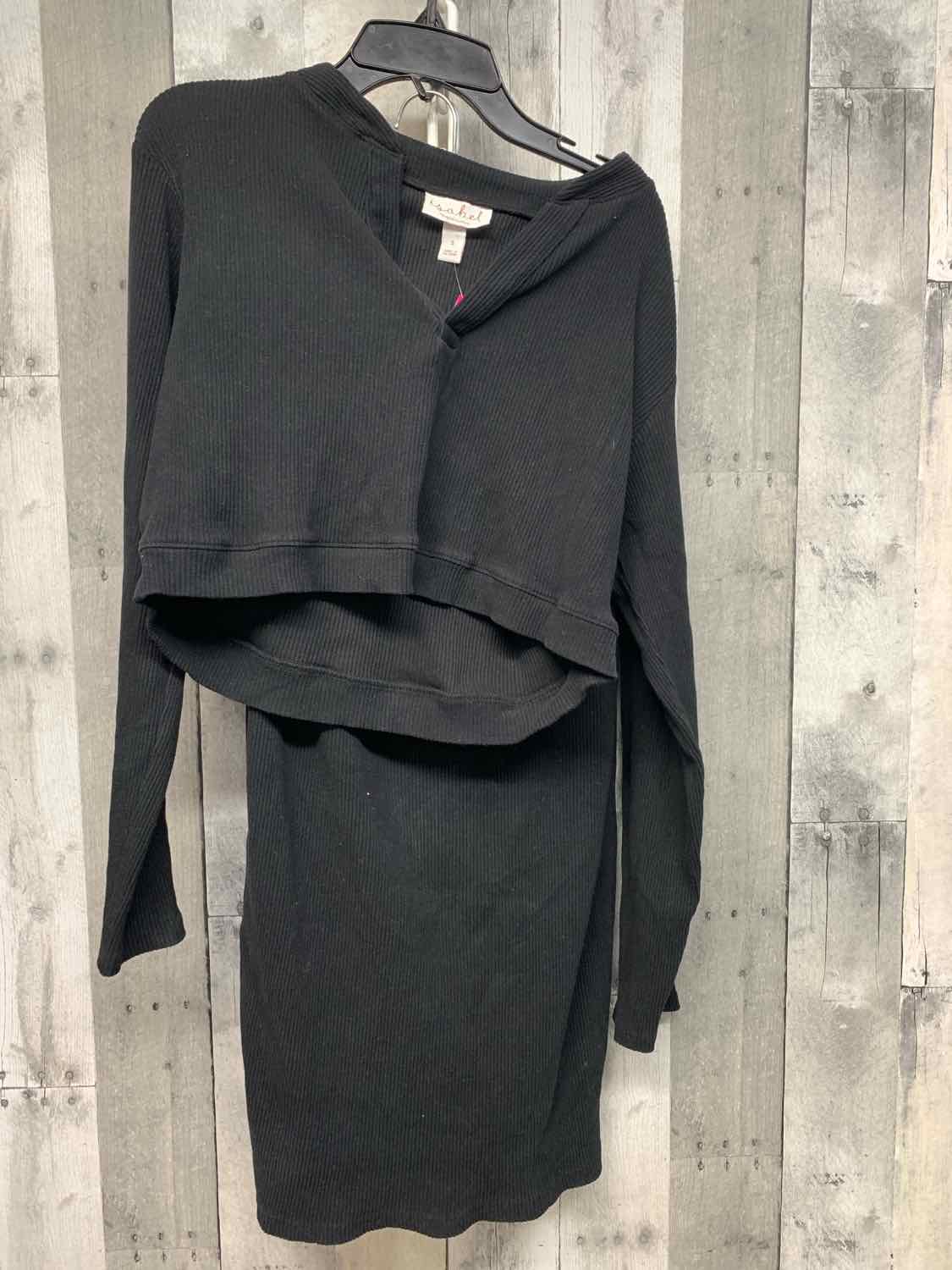 Size S Black Isabel Maternity 2pc Outfit