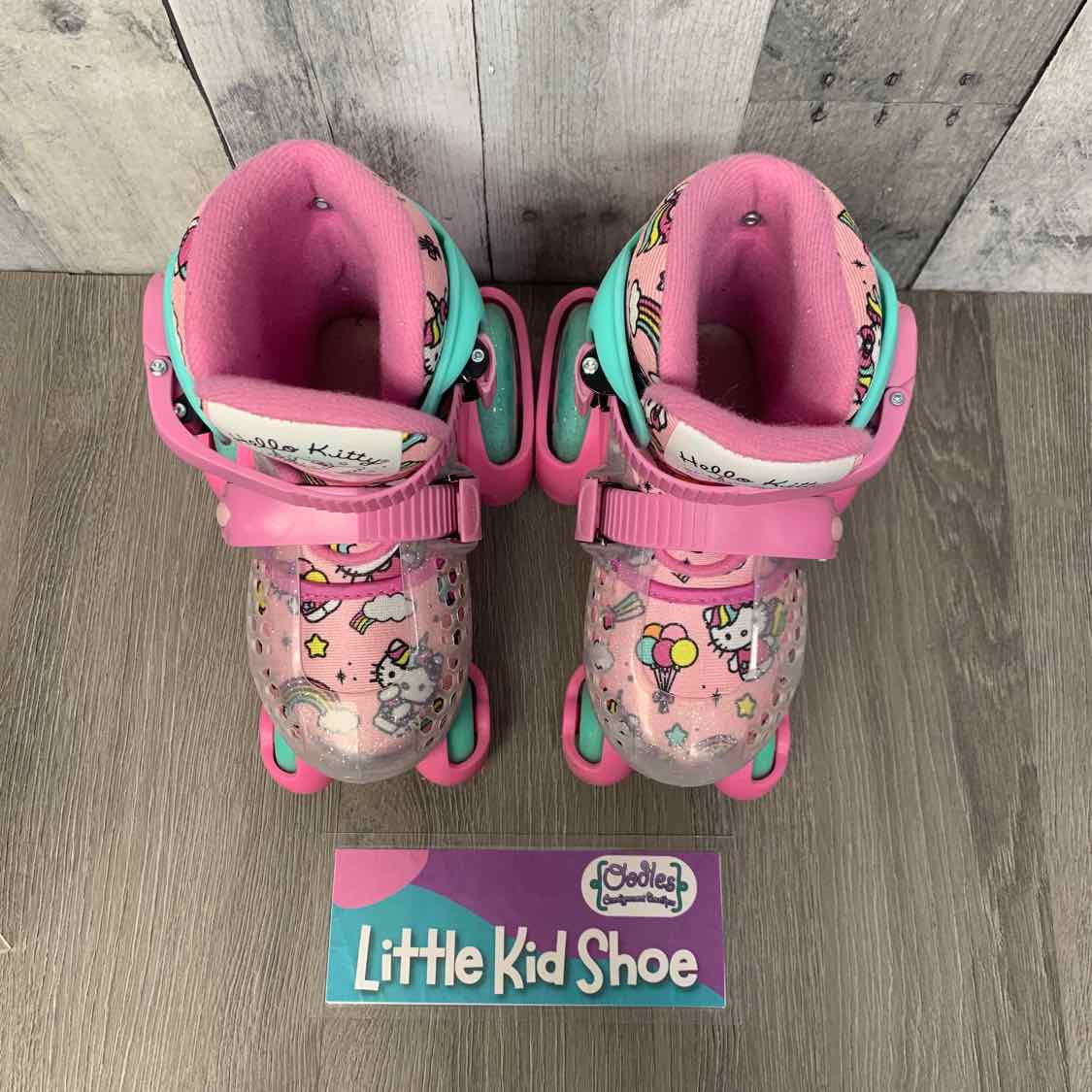 Size 11/2 Pink/Teal Hello Kitty Skates
