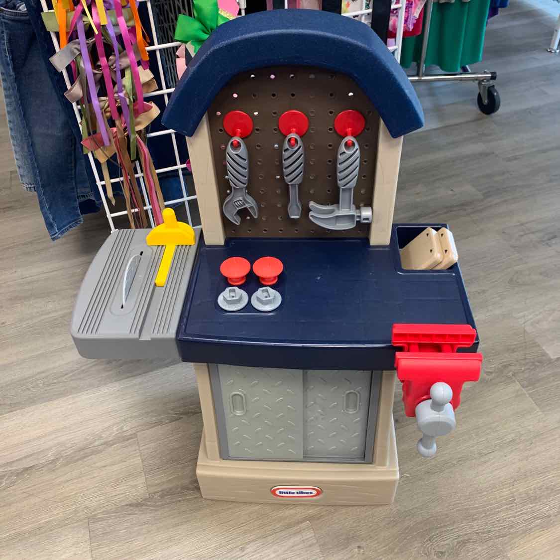 Little Tikes Gray/Navy Tool Bench