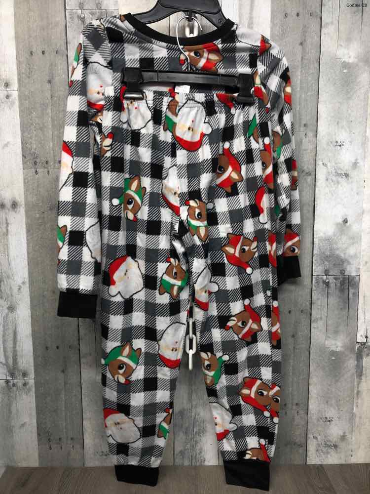 Size 10/12 Black/White Holiday Brands 2pc PJs