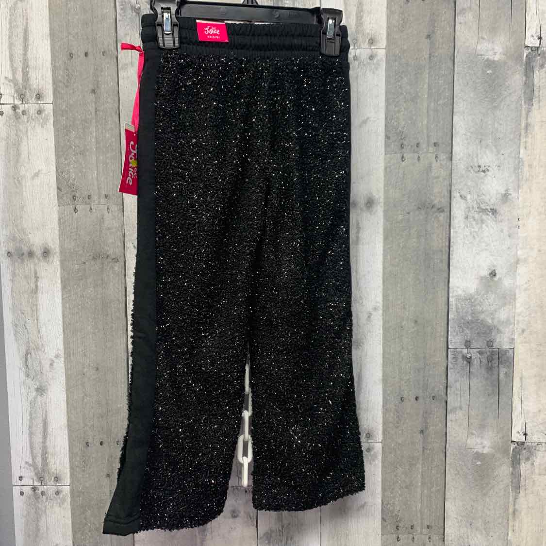 Size 5/6 Black/Silver Justice Athletic Pants