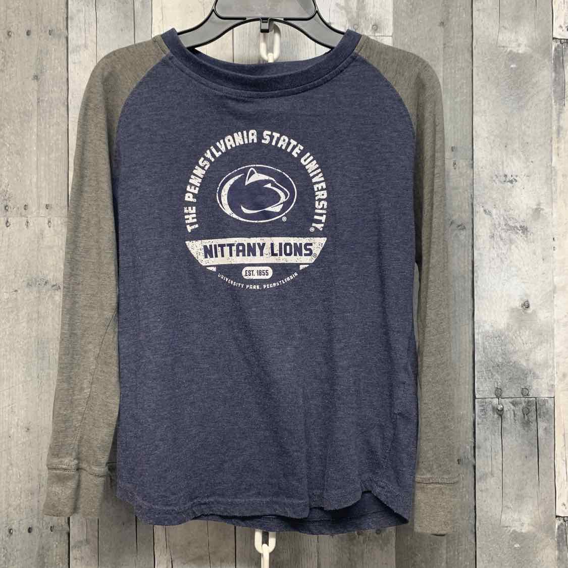 Size Medium Navy/Gray Team Apparel Long Sleeve Shirt