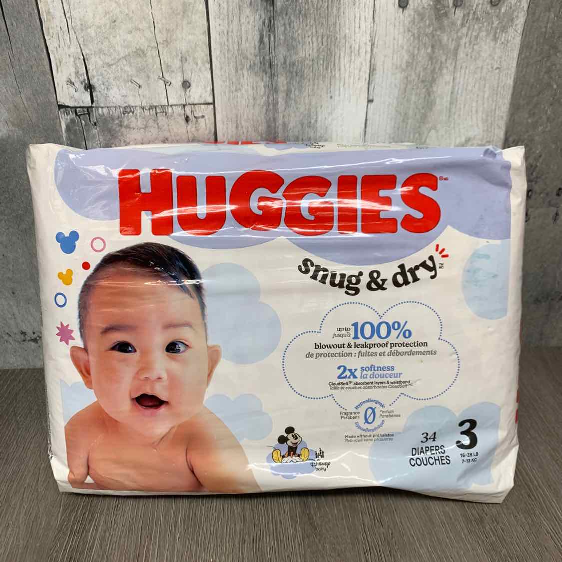 Diaper Size 3 Huggies Disposable Diapers