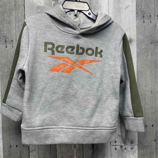 Size 2T Gray/Green Reebok Pull Over