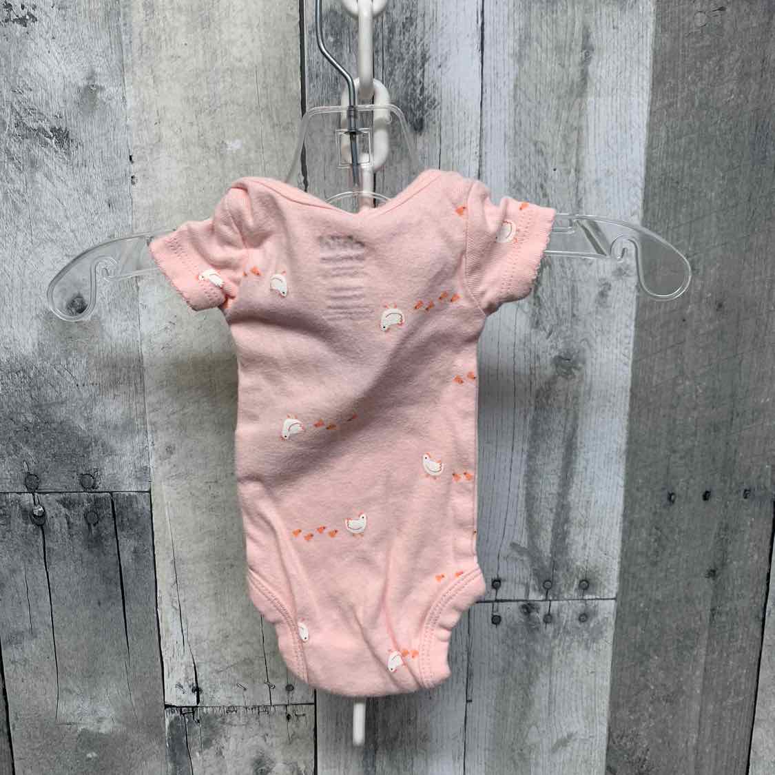 Size Preemie Pink Print Child of Mine Bodysuit
