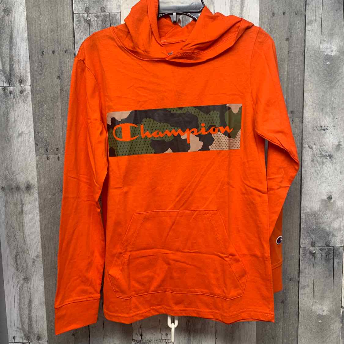 Size Medium Orange Champion Long Sleeve Shirt