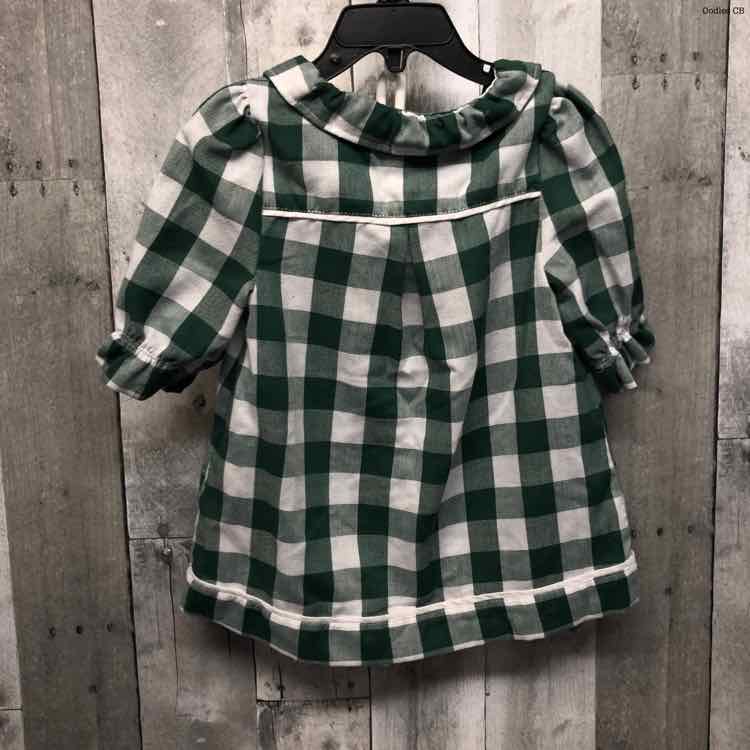 Size 2 Green Plaid Disney Store Nightgown