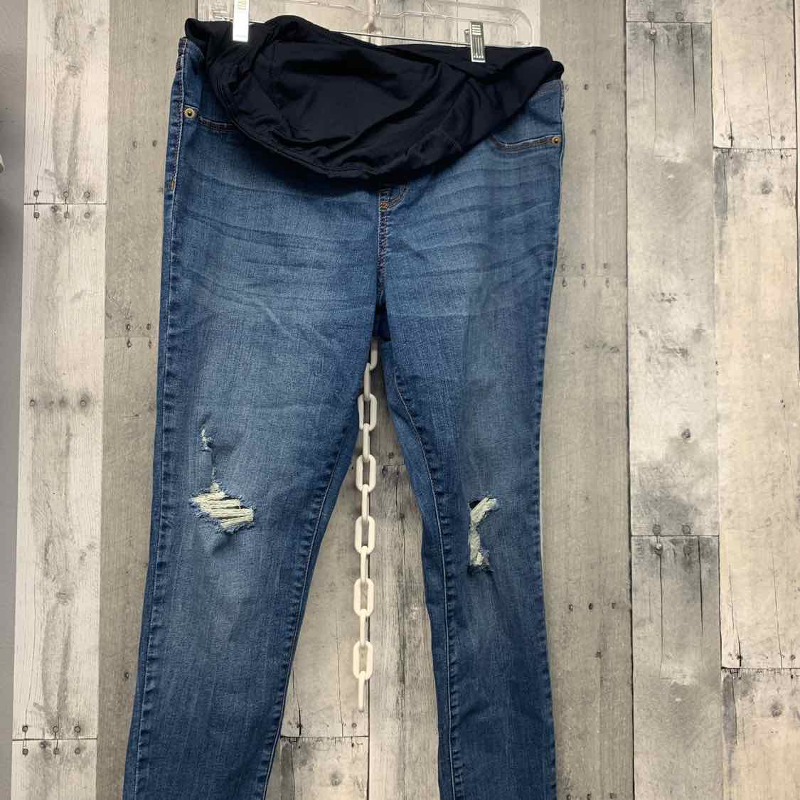 Size 12 Denim/Navy Isabel Maternity Jeans